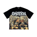Mixed Emotion Angel Whispers Tee Black