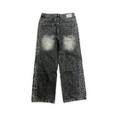 Mixed Emotion 'Stone' Baggy Jeans Grey