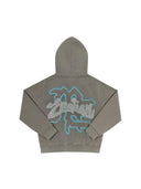 Mixed Emotions Angel Grey Rhinestone Hoodie one-kickz