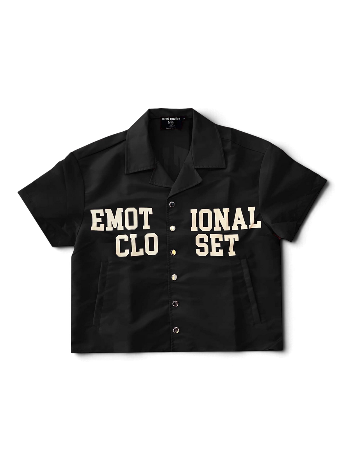 Mixed Emotions Black "Backyard" Nylon shirt