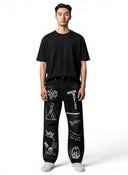 Mixed Emotions Black Canvas Denim one-kickz