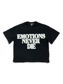 Mixed Emotions Black 'End' Rhinestone Tee