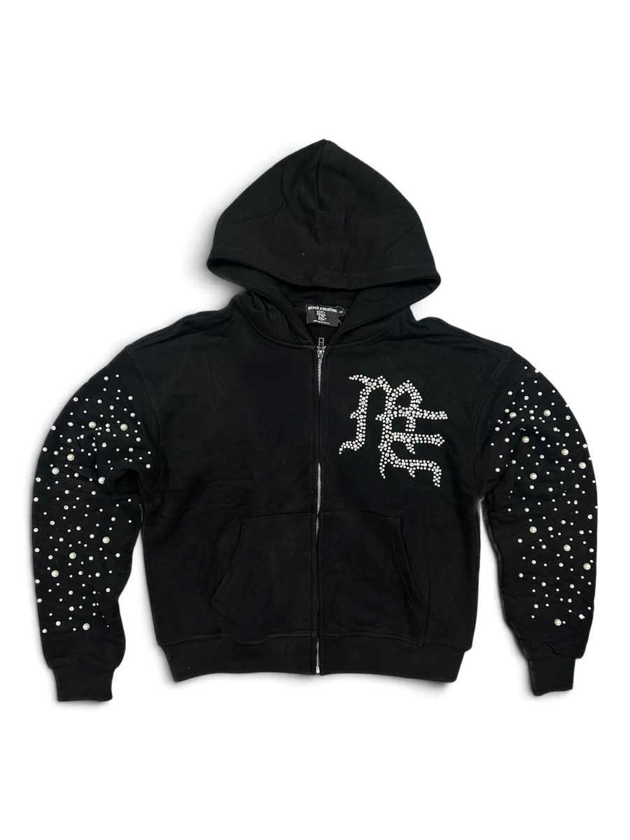 Mixed Emotions Black 'Pearl' Hoodie