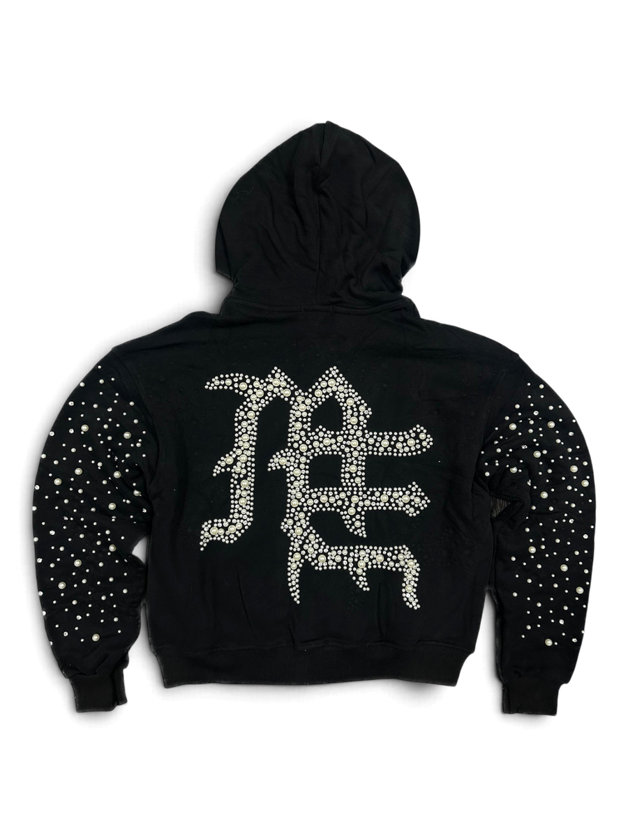 Mixed Emotions Black 'Pearl' Hoodie