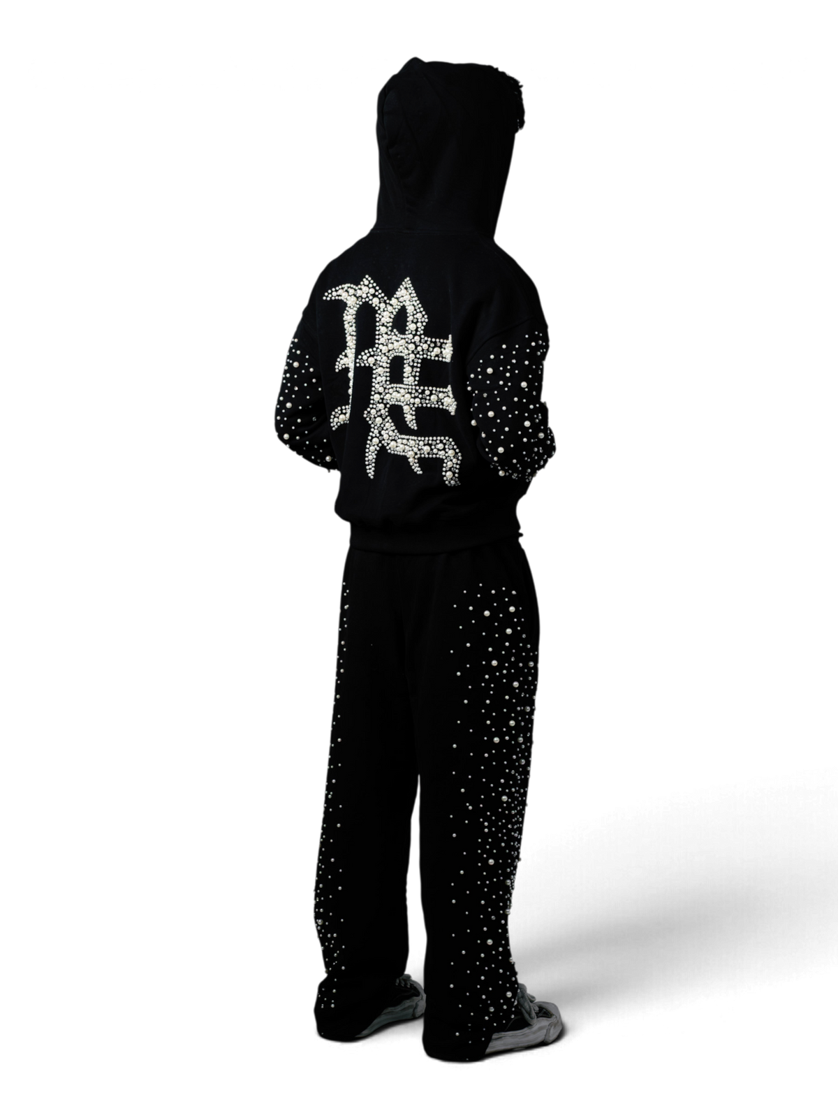 Mixed Emotions Black 'Pearl' Sweatpants