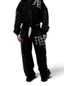 Mixed Emotions Black 'Pearl' Sweatpants