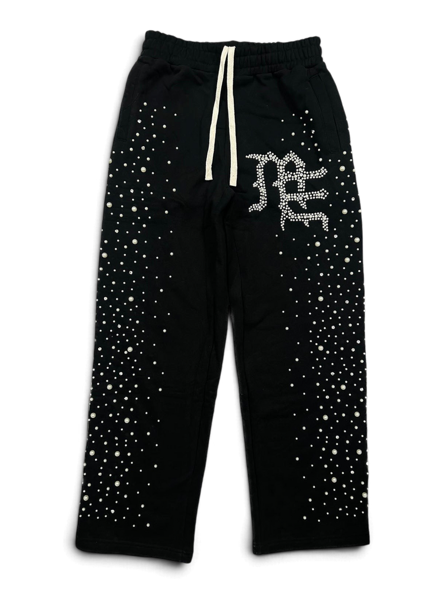 Mixed Emotions Black 'Pearl' Sweatpants