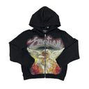 Mixed Emotions Black “Rhinestone” Hoodie one-kickz