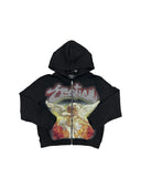 Mixed Emotions Black “Rhinestone” Hoodie one-kickz
