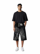 Mixed Emotions Black Striped Sweatpants one-kickz
