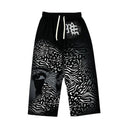 Mixed Emotions Black Striped Sweatpants one-kickz