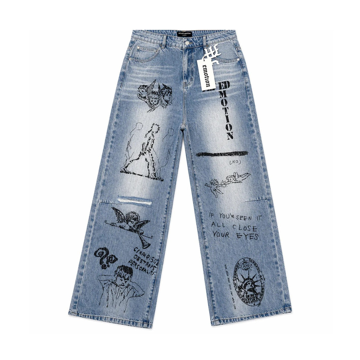 Mixed Emotions Blue ´Canvas´ Denim