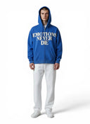 Mixed Emotions Blue ´END´ Rhinestone Zip Hoodie one-kickz