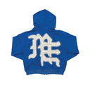 Mixed Emotions Blue ´END´ Rhinestone Zip Hoodie one-kickz
