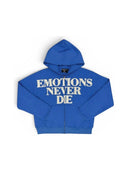 Mixed Emotions Blue ´END´ Rhinestone Zip Hoodie one-kickz