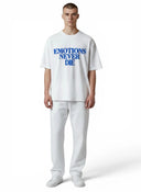 Mixed Emotions Blue ‘End’ Rhinestone Tee one-kickz