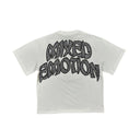 Mixed Emotions Boxy Fit Strass Arch Angel Tee White one-kickz