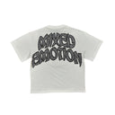 Mixed Emotions Boxy Fit Strass Arch Angel Tee White one-kickz