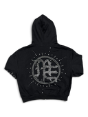 Mixed Emotions 'Eclipse' Black Rhinestone Hoodie