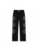 Mixed Emotions Eclipse Black Rhinestone Sweats one-kickz