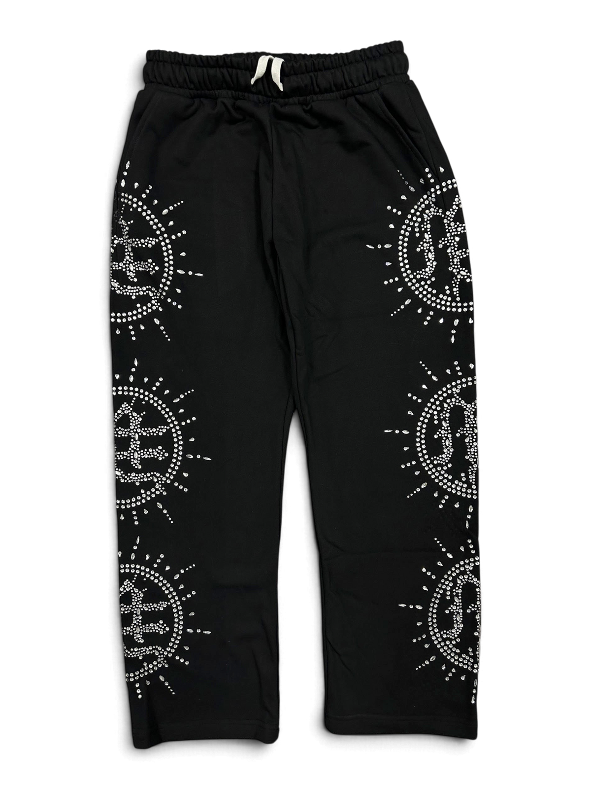 Mixed Emotions 'Eclipse' Black Rhinestone Sweats