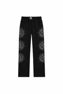Mixed Emotions Eclipse Black Rhinestone Sweats one-kickz