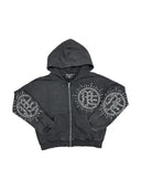 Mixed Emotions Eclipse Grey Zip Hoodie one-kickz