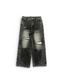 Mixed Emotions Grey Stone Baggy Jeans one-kickz
