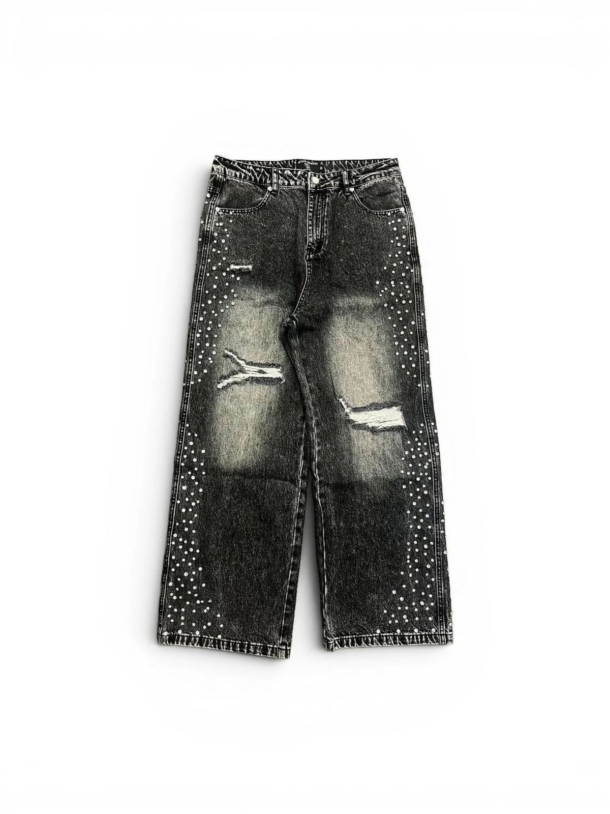 Mixed Emotions Grey Stone Baggy Jeans