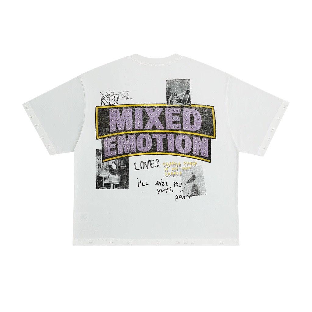 Mixed Emotions Lost Identity White Tee