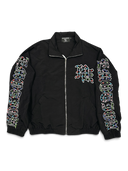 Mixed Emotions "ME" Rhinestone Nylon Jacket