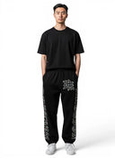 Mixed Emotions ¨ME¨ Rhinestone Nylon Pants one-kickz