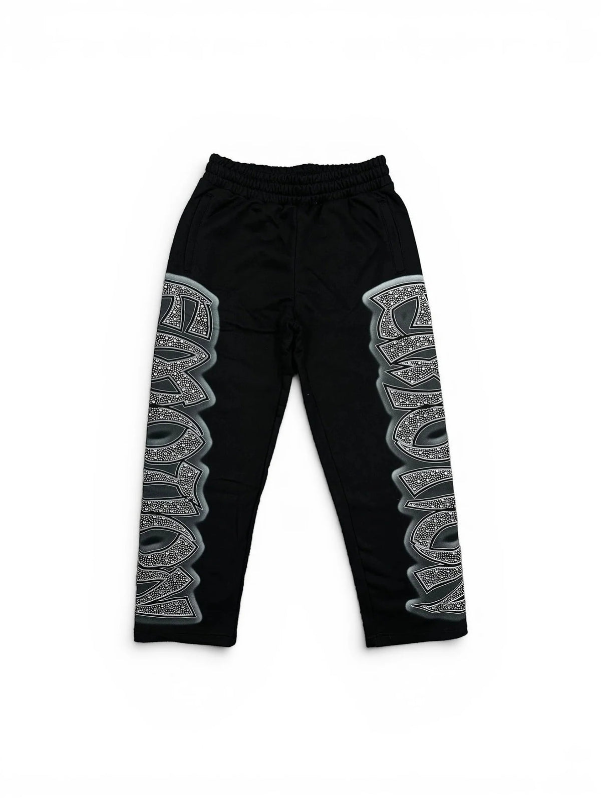 Mixed Emotions Midnight Rhinestone Sweatpants