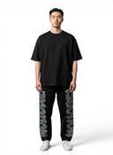Mixed Emotions Midnight Rhinestone Sweatpants one-kickz