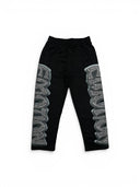 Mixed Emotions Midnight Rhinestone Sweatpants one-kickz