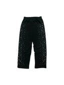 Mixed Emotions Pearl Flare Sweatpants Black one-kickz