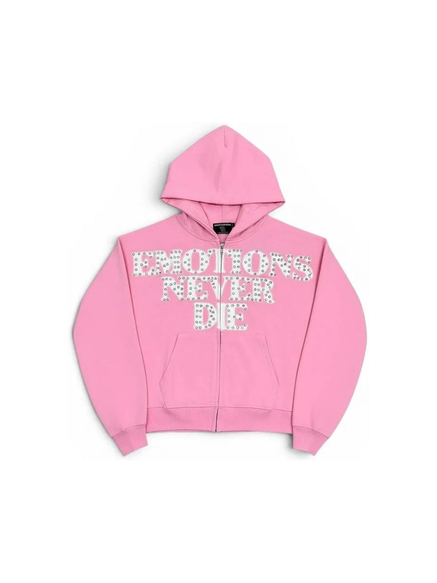 Mixed Emotions Pink ´END´ Zip Hoodie