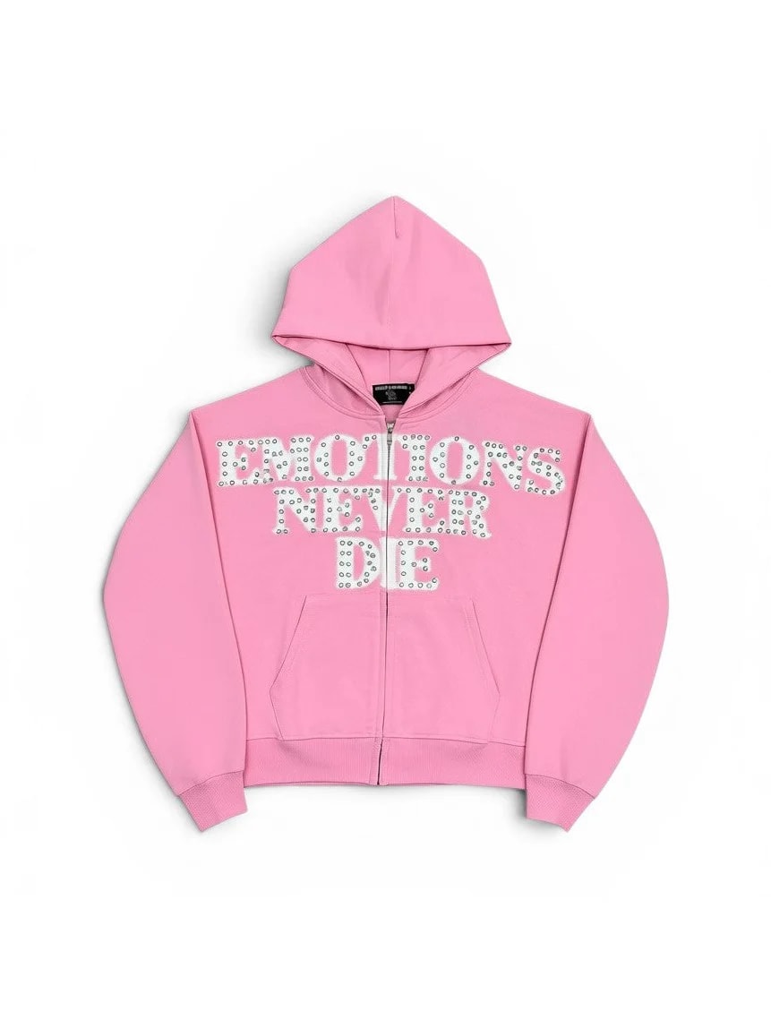Mixed Emotions Pink ´END´ Zip Hoodie