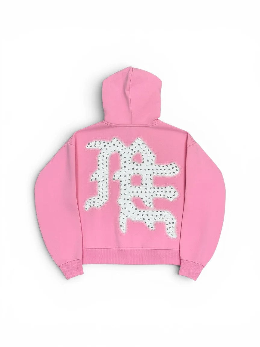 Mixed Emotions Pink ´END´ Zip Hoodie