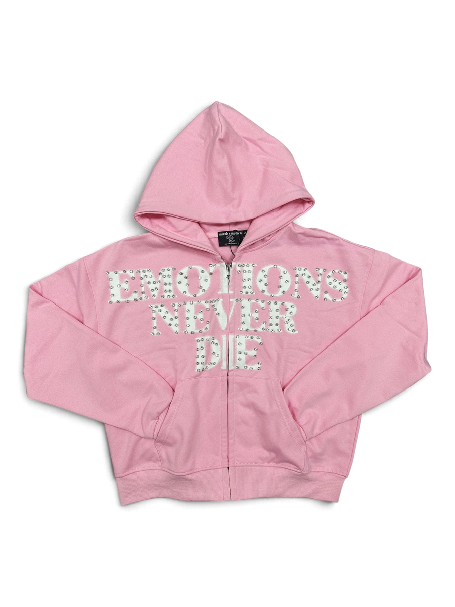 Mixed Emotions Pink 'End' Hoodie