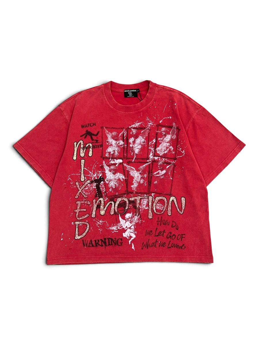 Mixed Emotions Red "Crimson" Tee