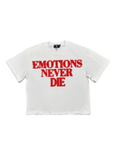 Mixed Emotions Red 'End' Rhinestone Tee