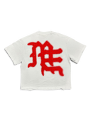 Mixed Emotions Red 'End' Rhinestone Tee