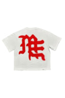 Mixed Emotions Red End Rhinestone Tee one-kickz