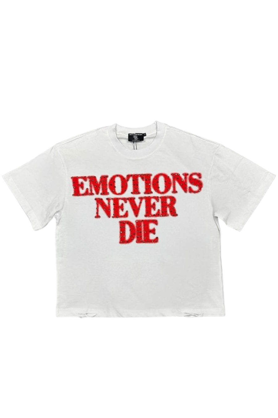 Mixed Emotions Red End Rhinestone Tee