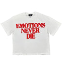Mixed Emotions Red End Rhinestone Tee one-kickz