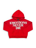 Mixed Emotions Red ‘End’ Rhinestone hoodie one-kickz
