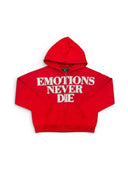 Mixed Emotions Red ‘End’ Rhinestone hoodie one-kickz