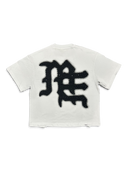 Mixed Emotions White 'End' Rhinestone Tee