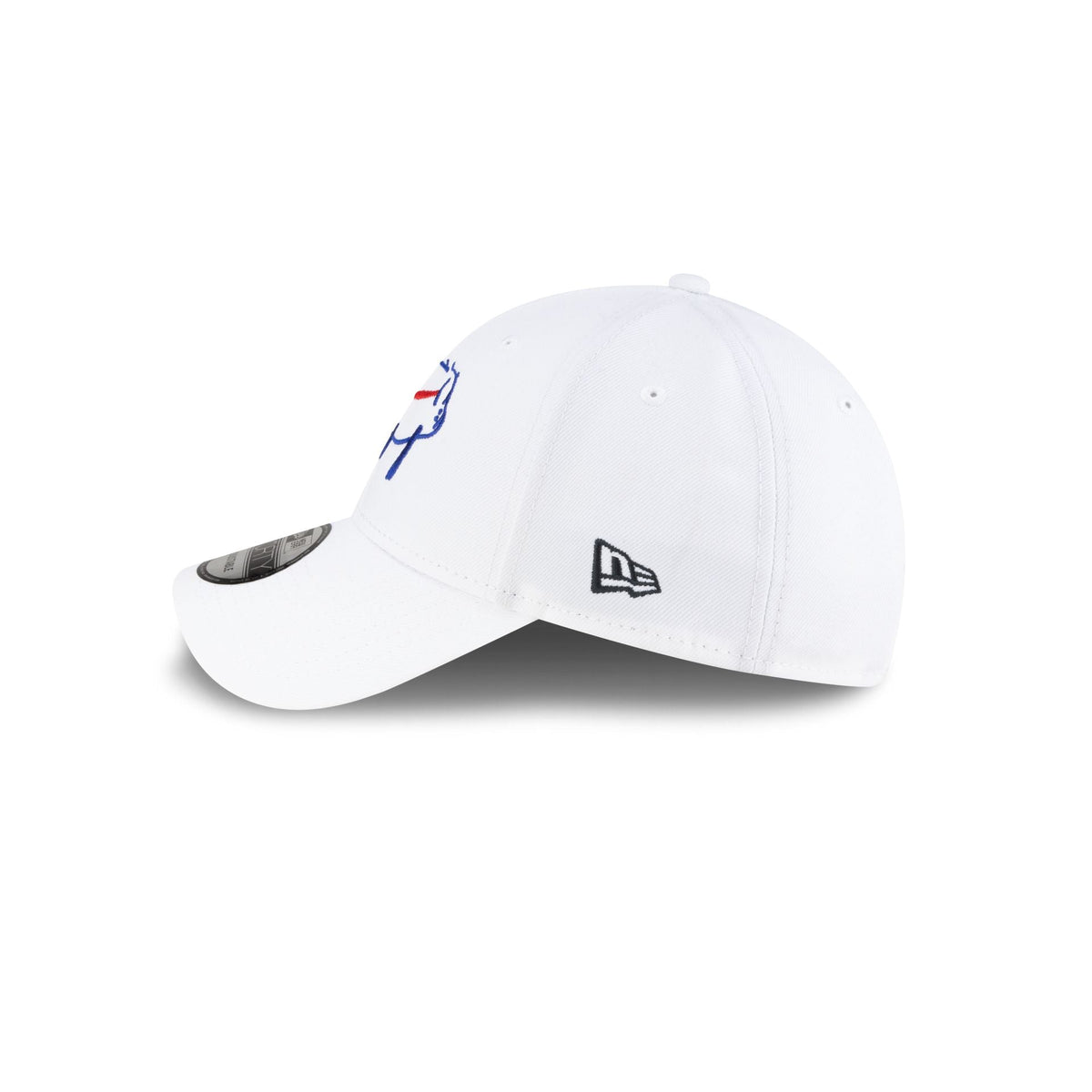 New Era Buffalo Bills Billustration White 9FORTY Adjustable Hat